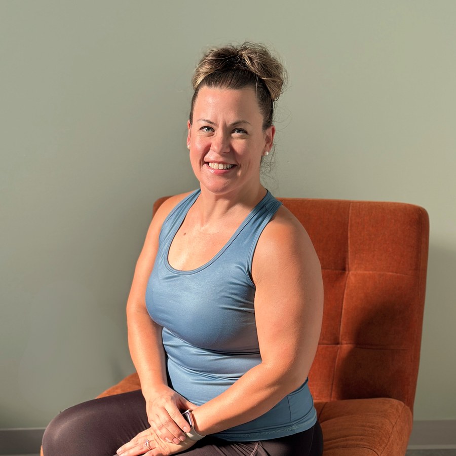 A Perfect Squat team member in the gym